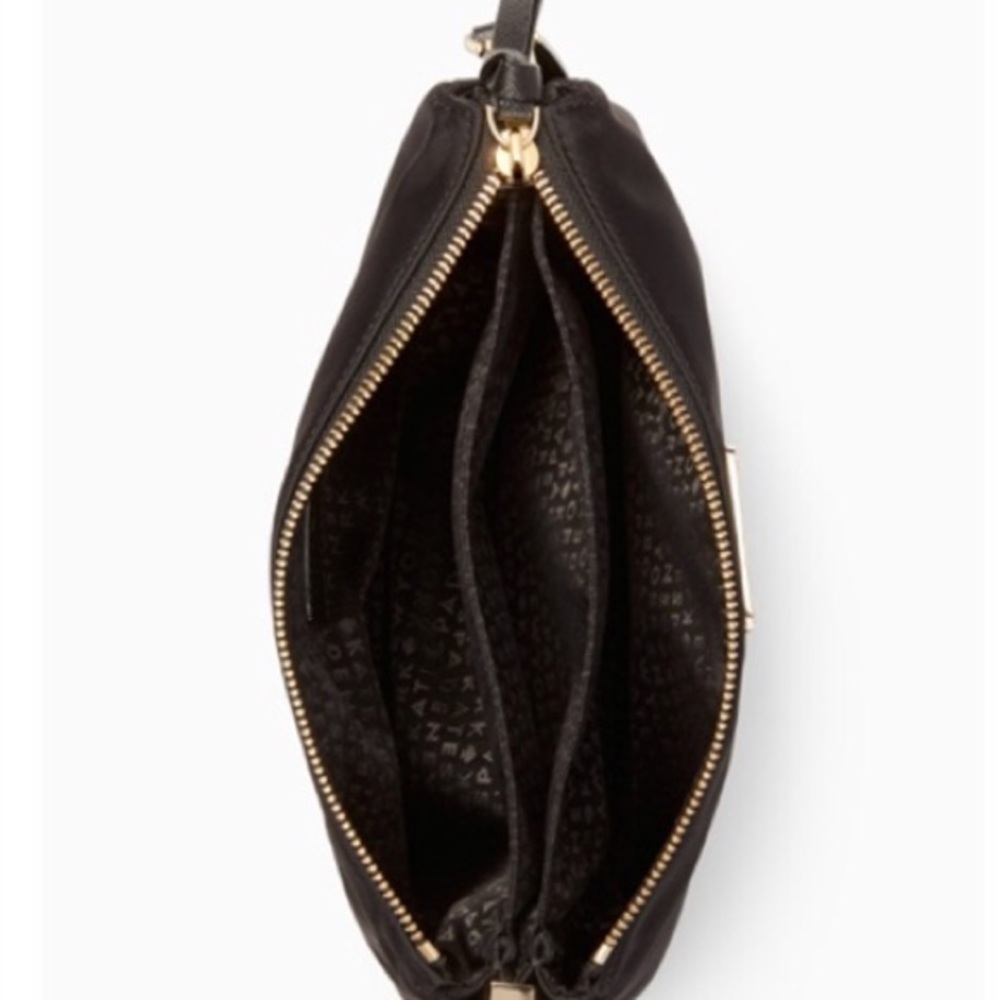 Madelyne Black Nylon Crossbody purse - Picture 3 of 7